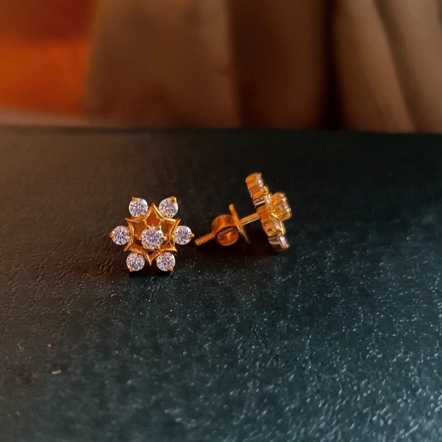 925 Silver Star Studs
