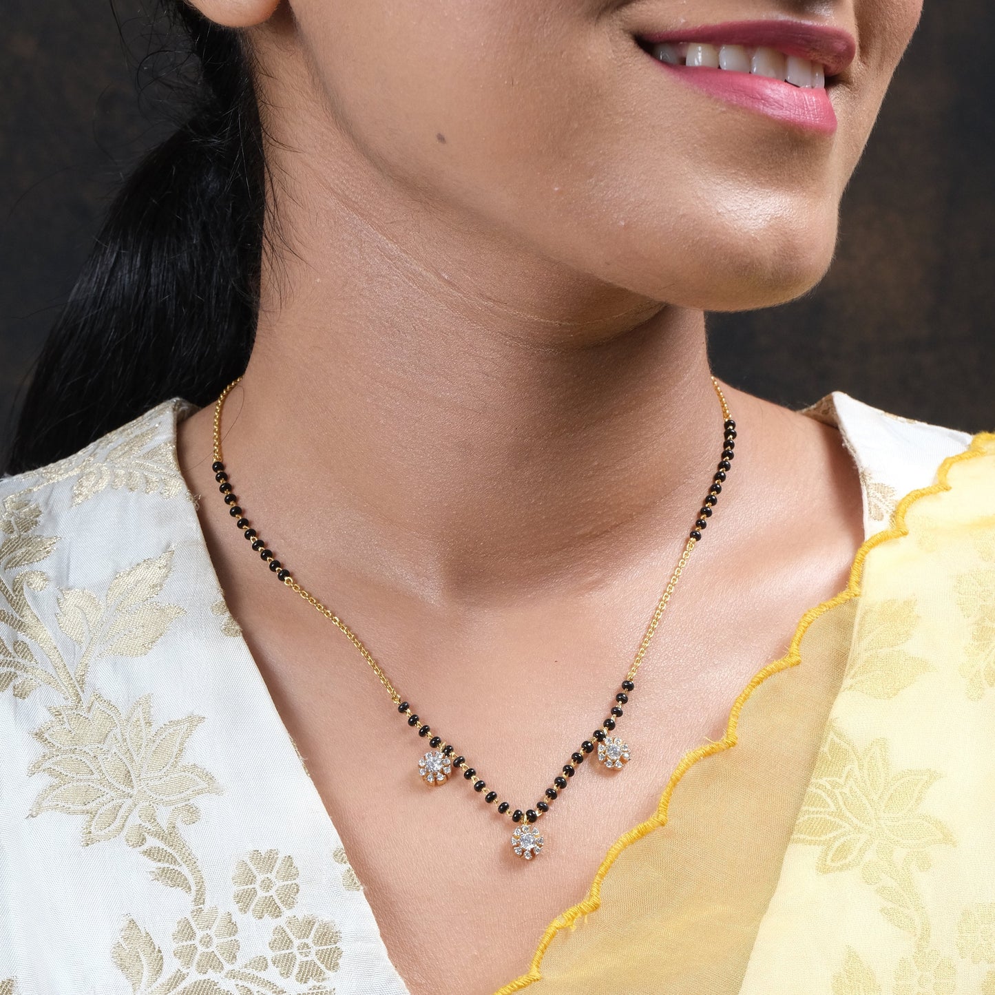 925 Silver Fancy chain Mangalsutra