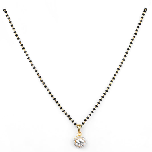 925 Silver Solitaire Mangalsutra