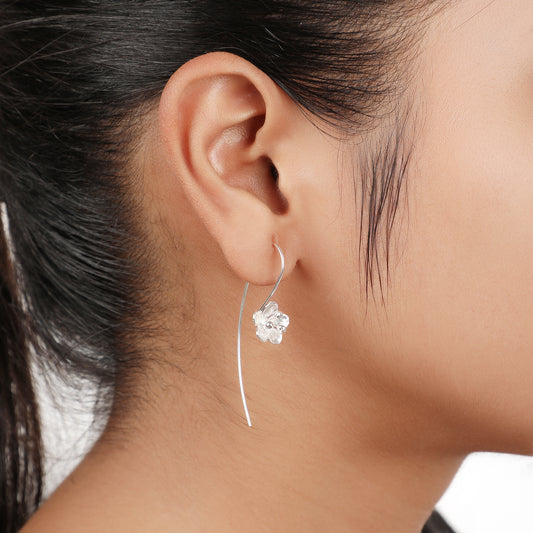 925 Silver Floral Earrings