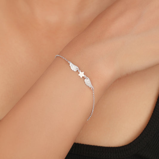 925 Silver Star Tennis Bracelet