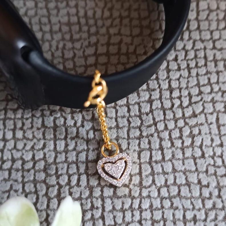 925 Silver Heart Watch Charm