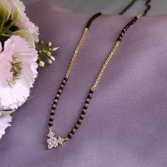 925 Silver Blossom Mangalsutra