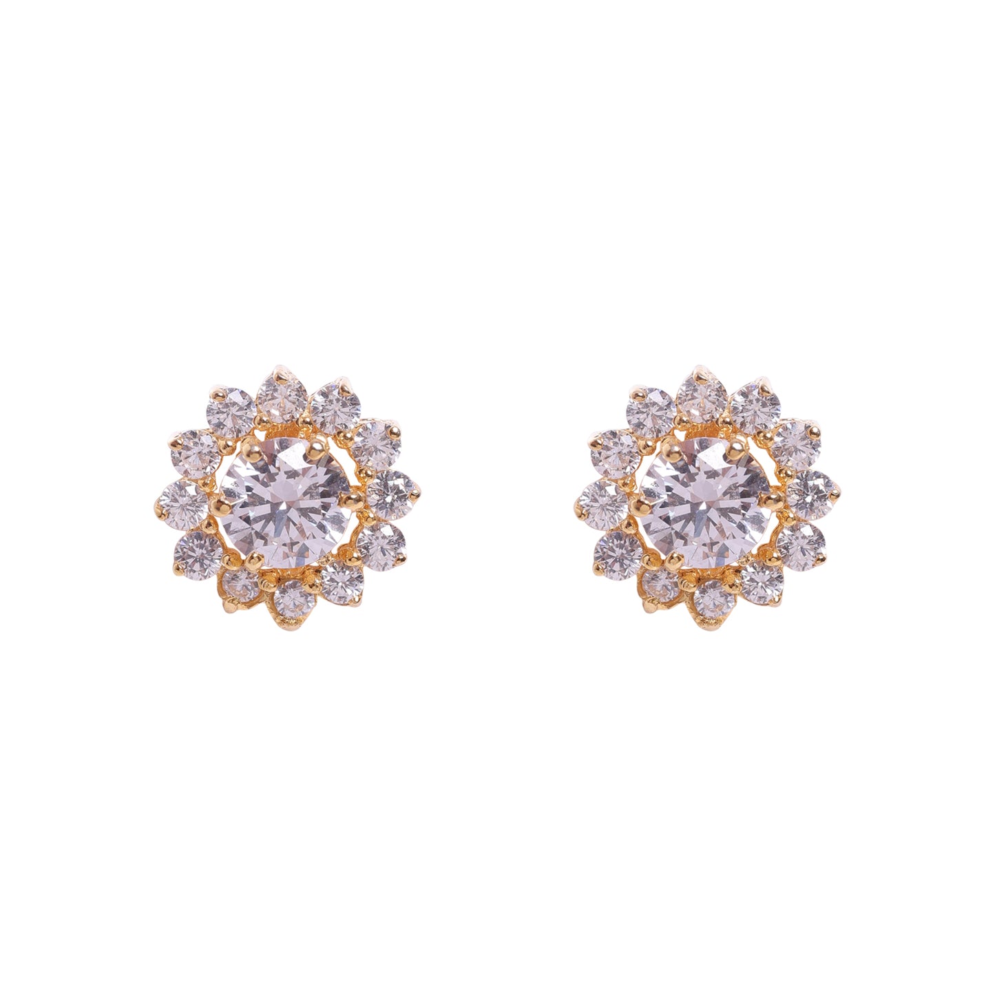 925 Silver Floral Studs