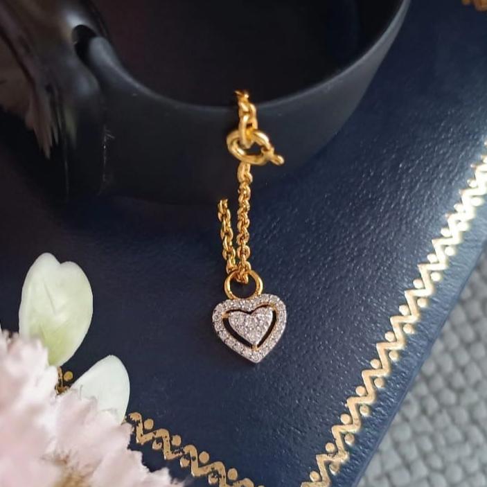 925 Silver Heart Watch Charm