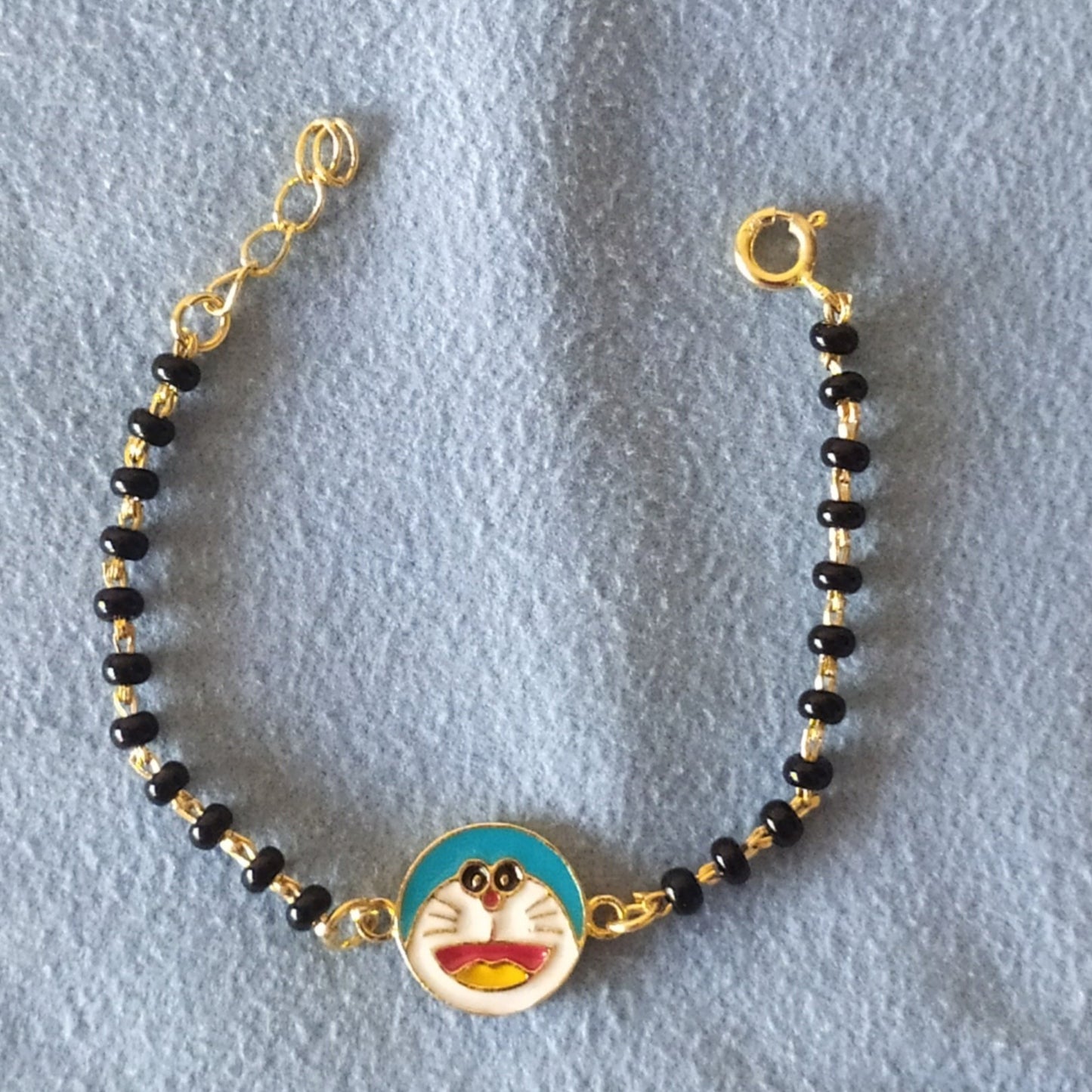 925 Silver Doraemon Nazariya Bracelet