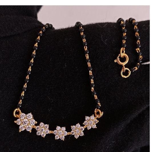 925 Silver Aster Mangalsutra