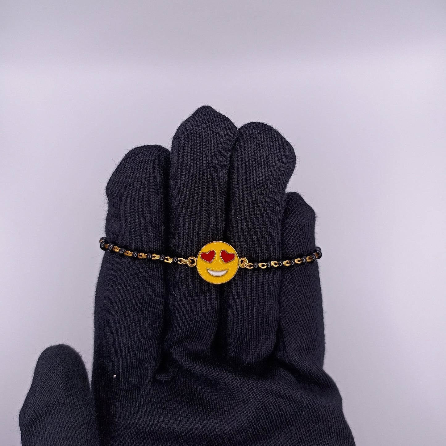 925 Silver Smiley Baby Nazariya Bracelet