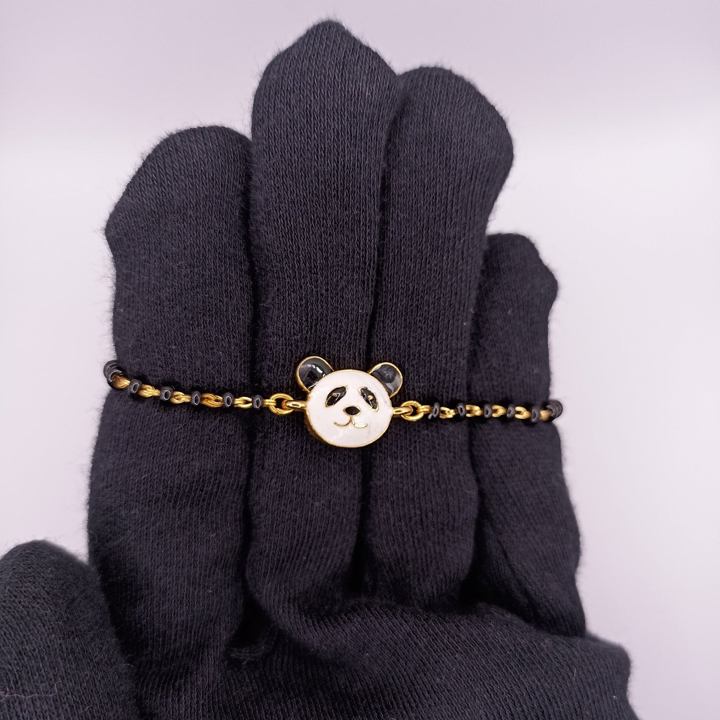 925 Silver Panda Kids Nazariya Bracelet