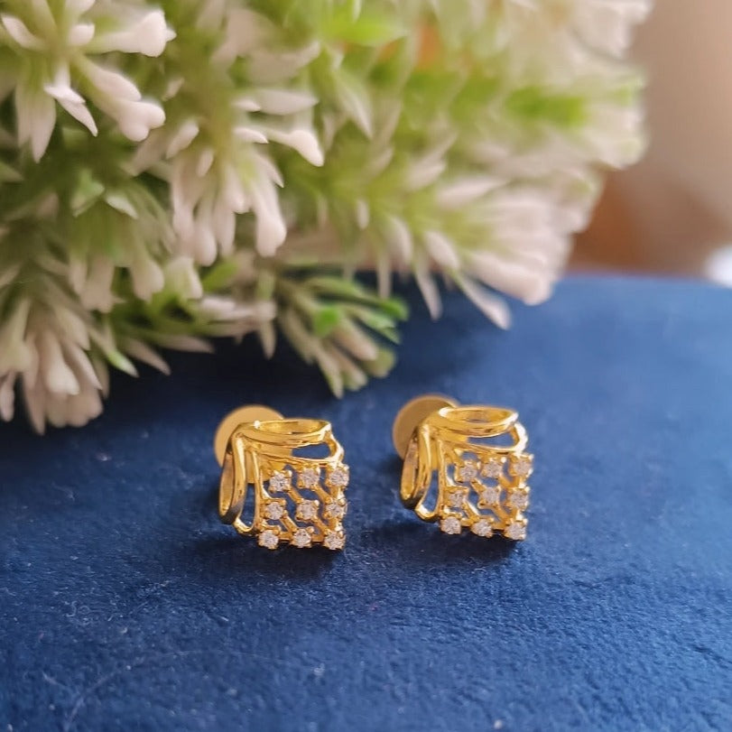 925 Silver Daffodil Earrings