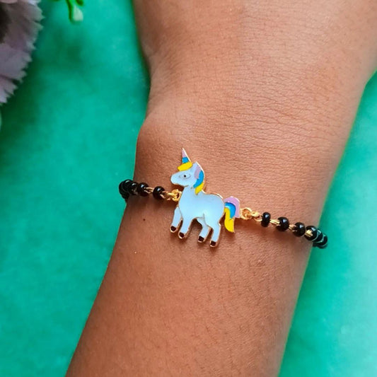 925 Silver Unicorn Kids Nazariya Bracelet