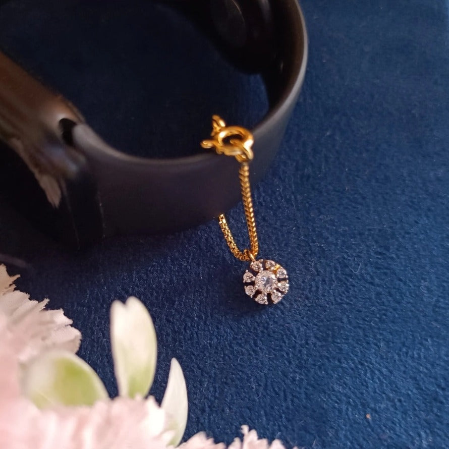 925 Silver Floral Watch Charm