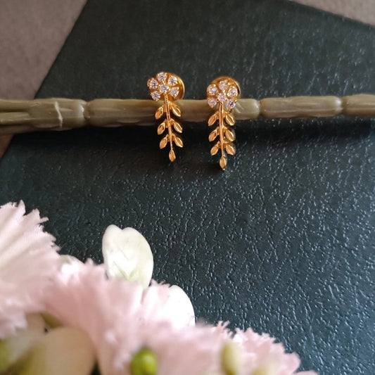 925 Silver Phool Earrings