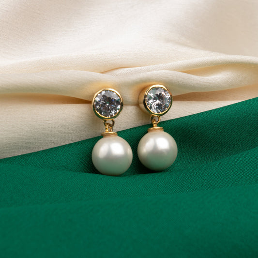 925 Silver Pearl Drop Earrings