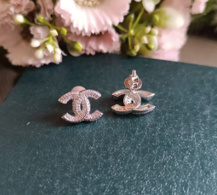 925 Silver Classic CC Earrings