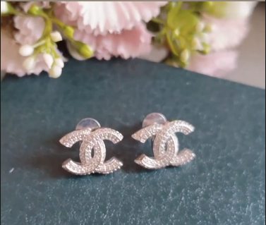 925 Silver Classic CC Earrings