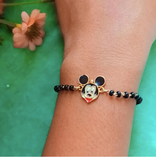 925 Silver Micky Mouse Nazariya Bracelet