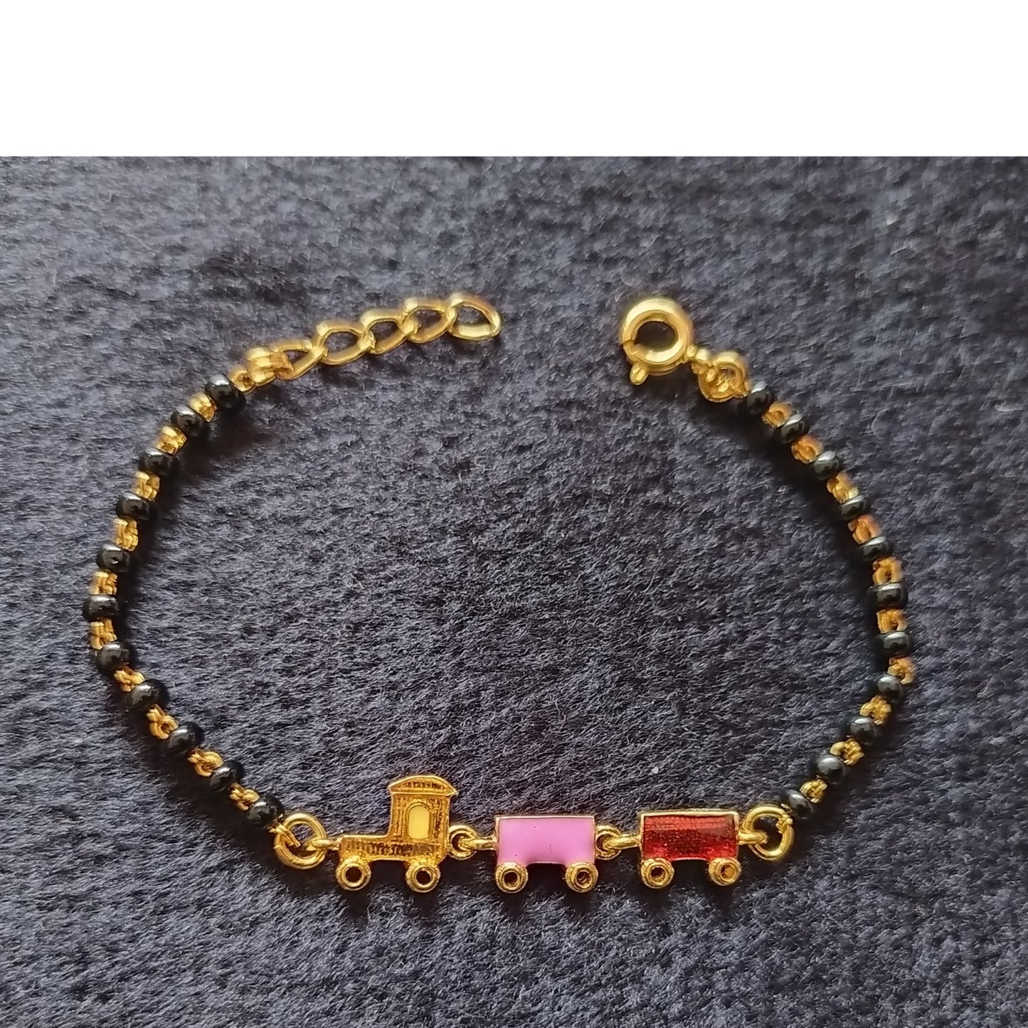 925 silver Train kids bracelet