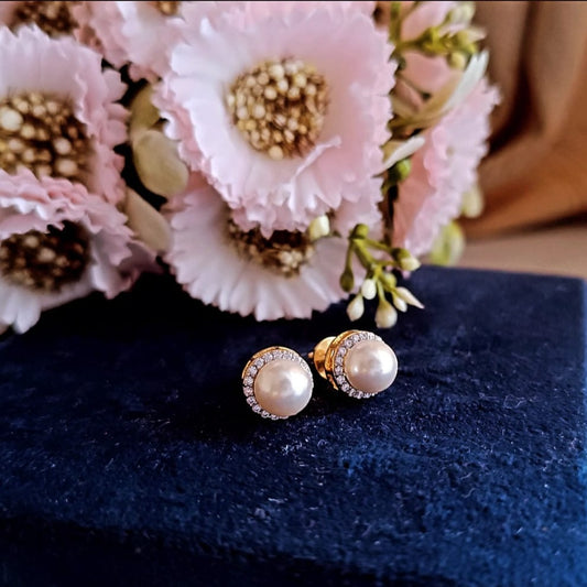 925 Silver Pearl Earrings