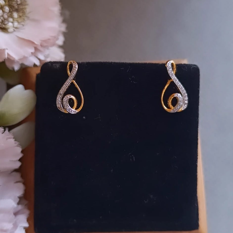 925 Silver Twist Earrings