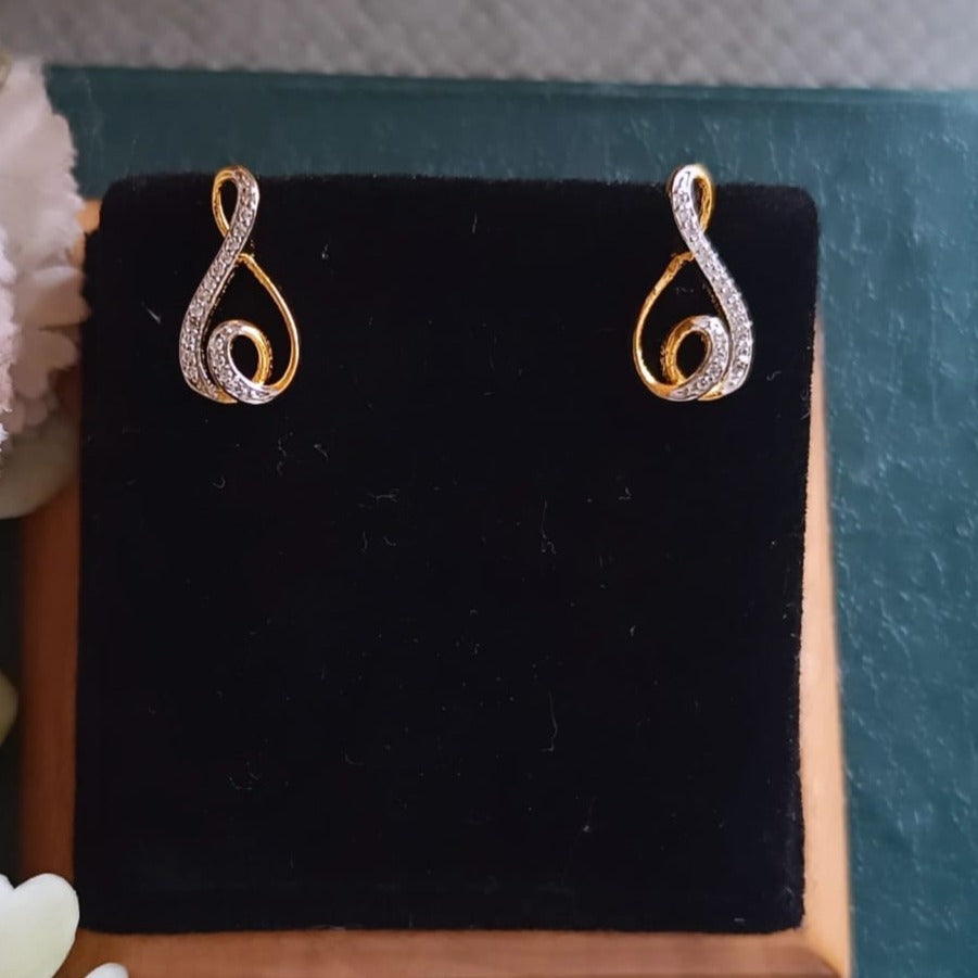 925 Silver Twist Earrings