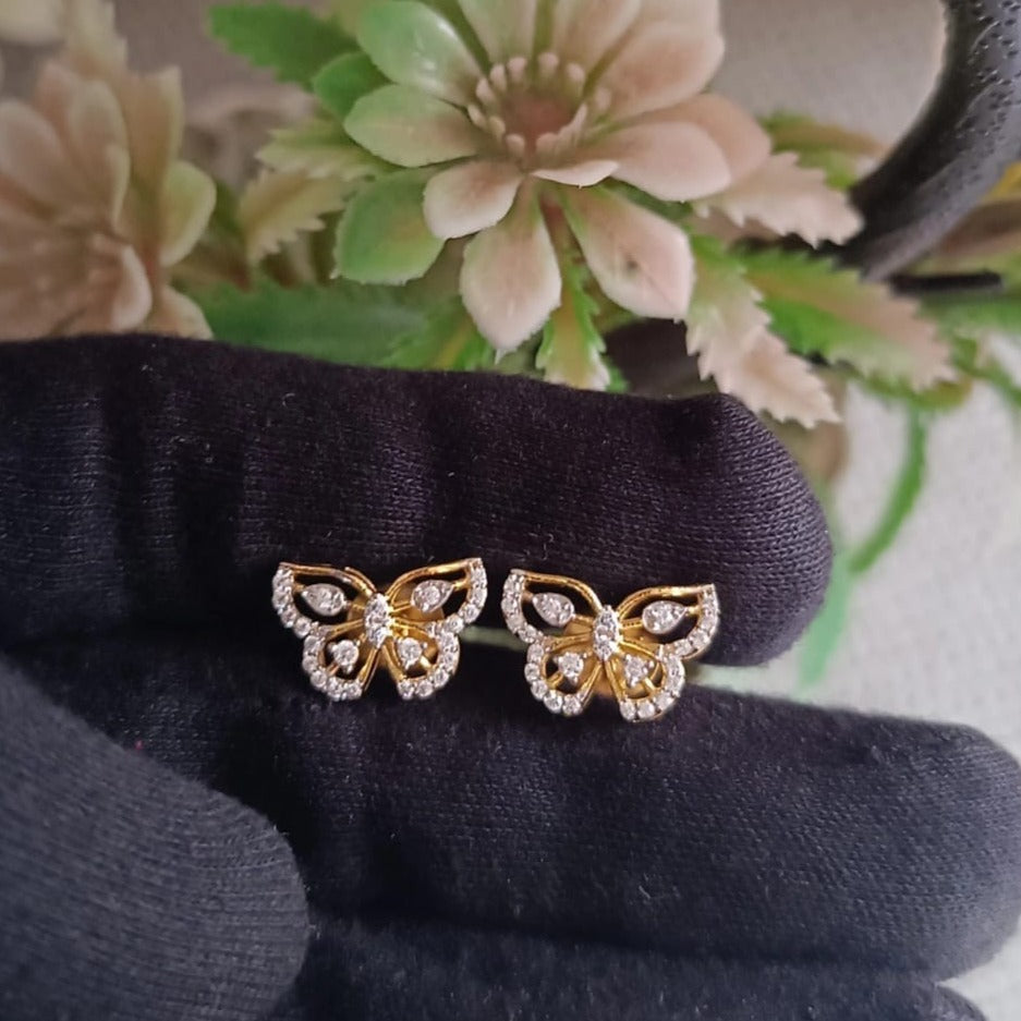 925 Silver Butterfly Earrings