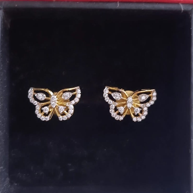 925 Silver Butterfly Earrings