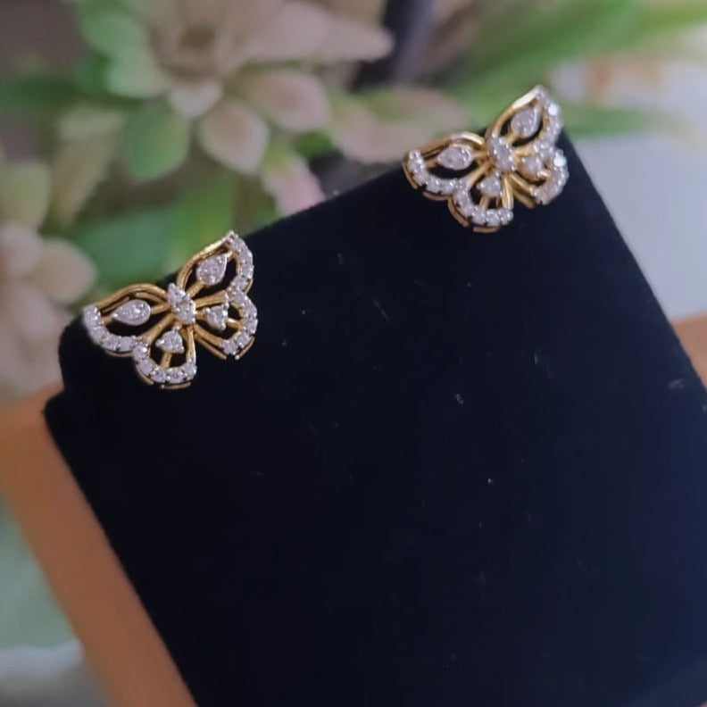 925 Silver Butterfly Earrings