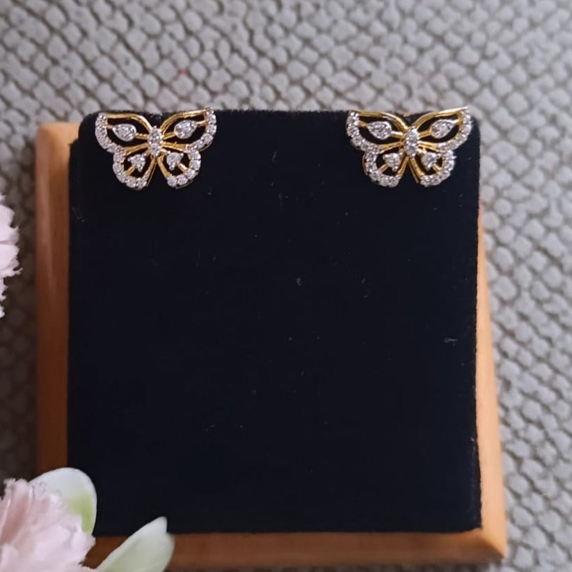 925 Silver Butterfly Earrings