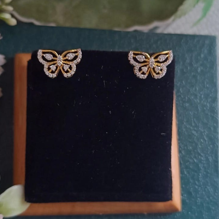 925 Silver Butterfly Earrings