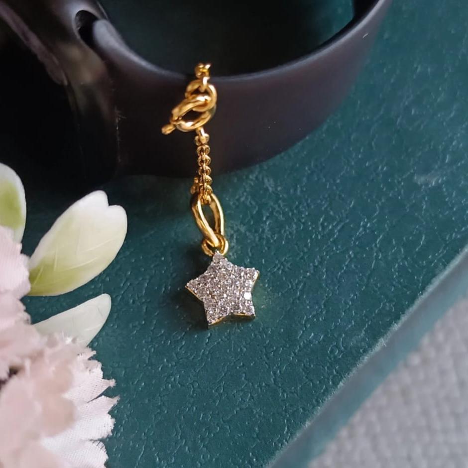 925 Silver Star Watch Charm