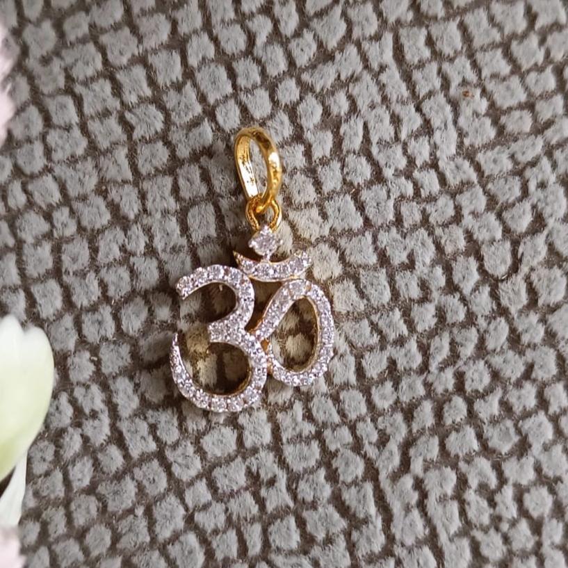 925 Silver Om Pendant