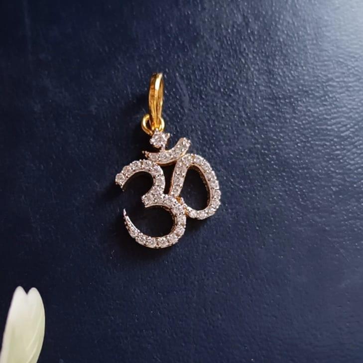 925 Silver Om Pendant