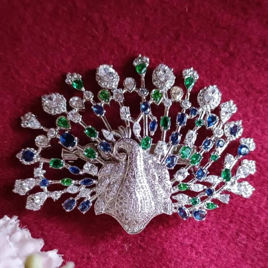 Peacock Brooch