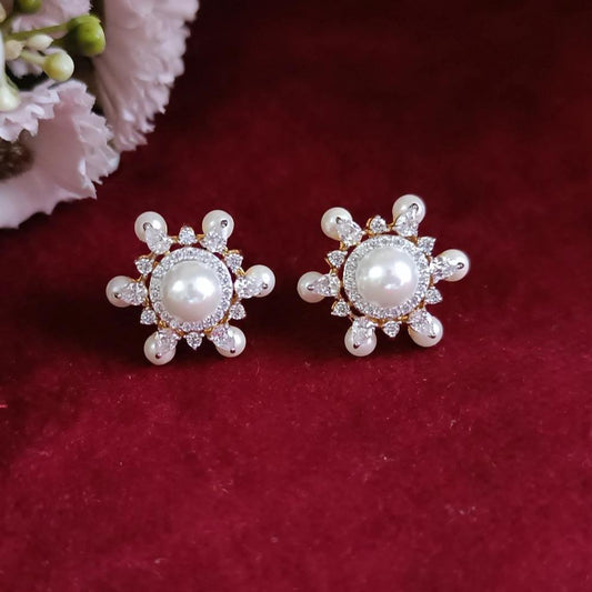 925 Silver Pearl Earrings