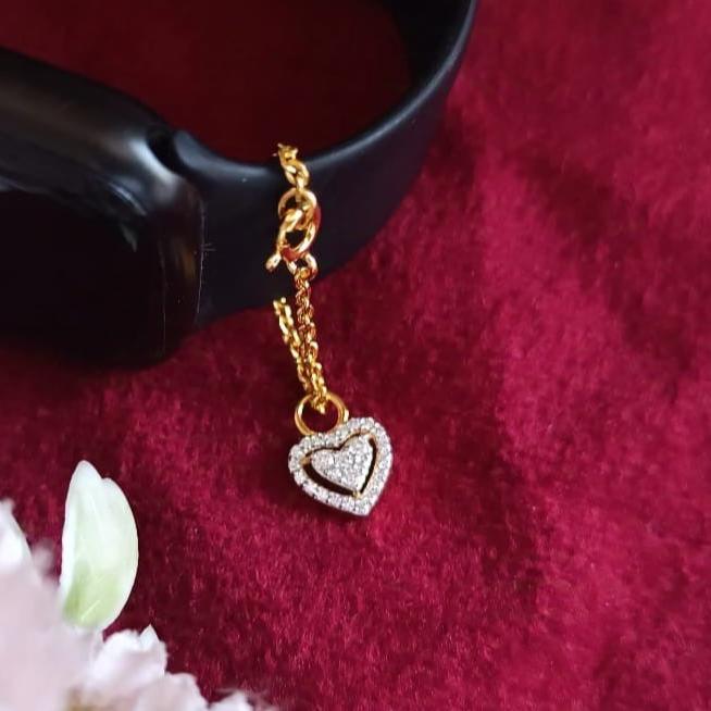 925 Silver Heart Watch Charm